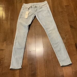 G-Star Women's Sky Blue Skinny Jeans